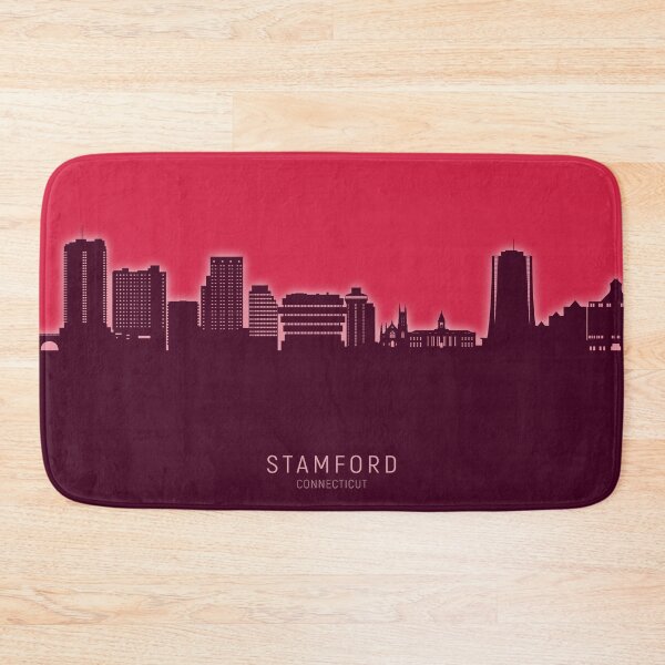 Item preview, Stamford Connecticut Skyline designed and sold by ArtPrints.