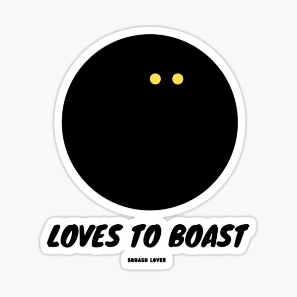 Portrait Details about   Genuine American Squash Lover Sticker 