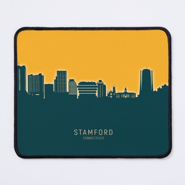 Item preview, Stamford Connecticut Skyline designed and sold by ArtPrints.