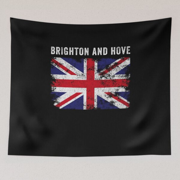 Aperçu de l'œuvre Brighton And Hove UK Flag British Souvenir Cool créée et vendue par Kasper Holck.