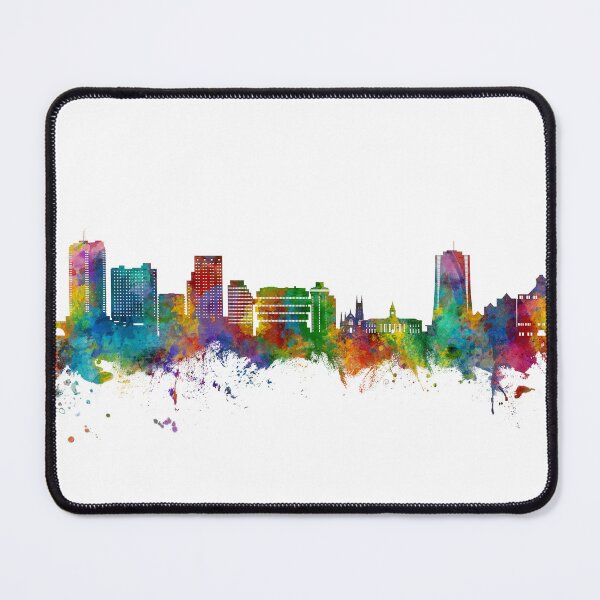 Item preview, Stamford Connecticut Skyline designed and sold by ArtPrints.