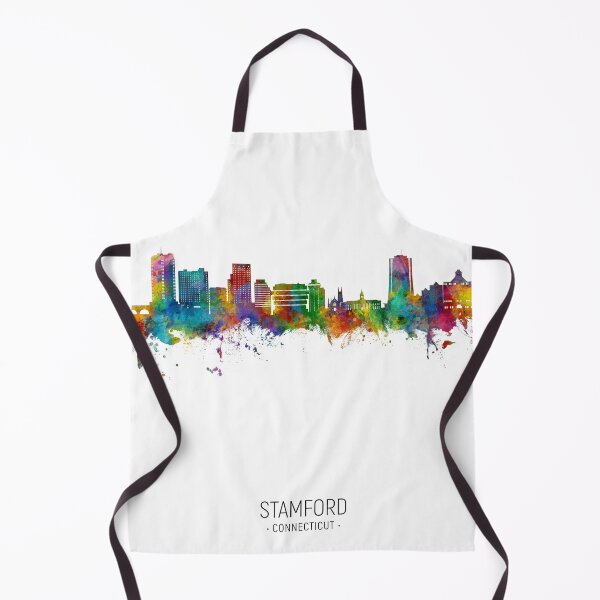 Item preview, Stamford Connecticut Skyline designed and sold by ArtPrints.