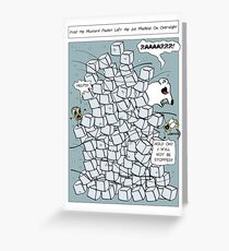 Fred the Mustard Packet Left the Ice Machine On Overnight Greeting Card