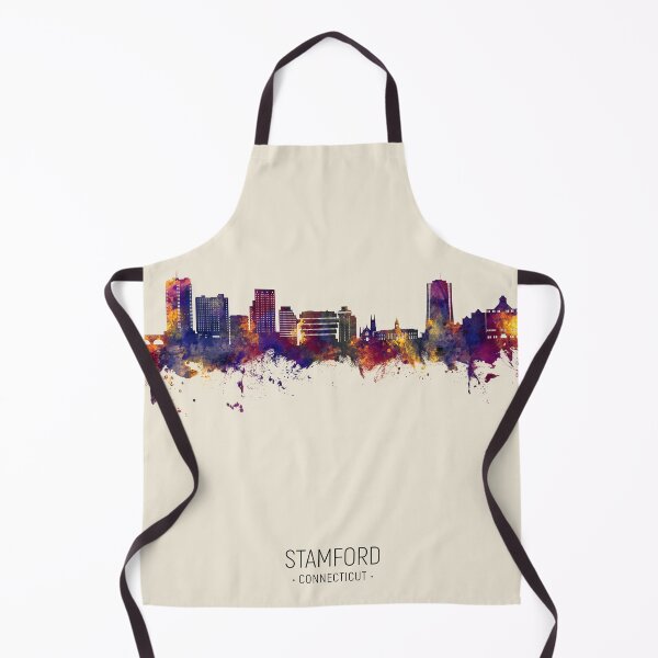 Item preview, Stamford Connecticut Skyline designed and sold by ArtPrints.
