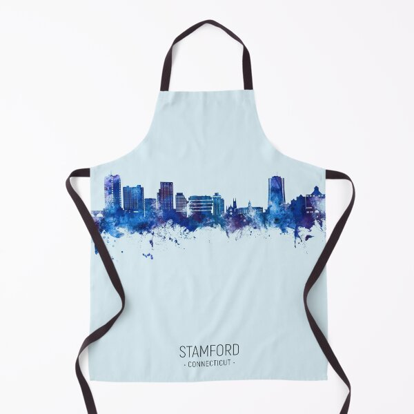 Item preview, Stamford Connecticut Skyline designed and sold by ArtPrints.