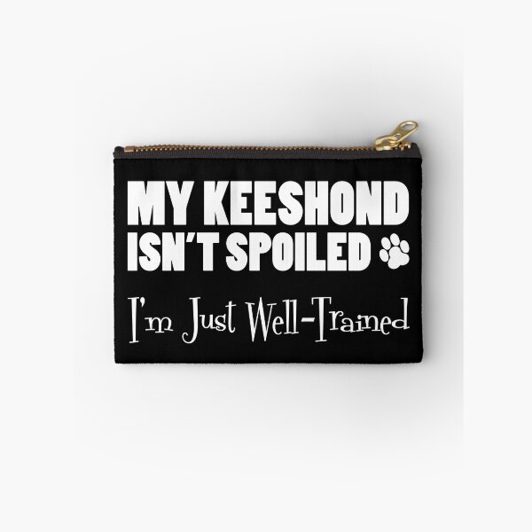 Item preview, Keeshond Isn't Spoiled I'm Just Well Trained Paw Print designed and sold by jaycartoonist.