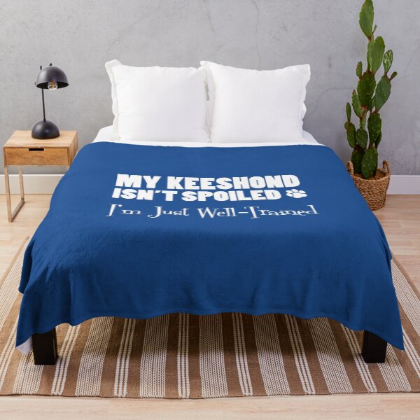 Item preview, Keeshond Isn't Spoiled I'm Just Well Trained Paw Print designed and sold by jaycartoonist.