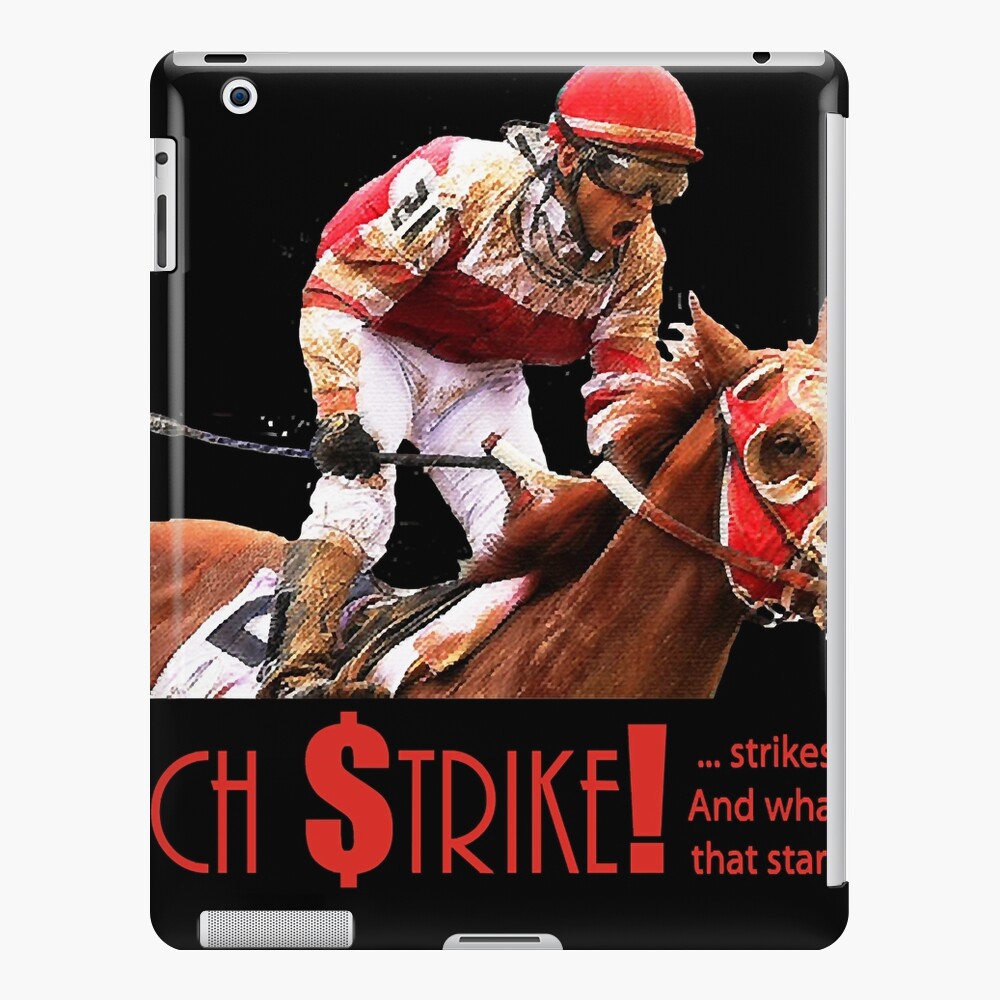 "Rich Strike strikes it rich at the 2022 Kentucky Derby" iPad Case