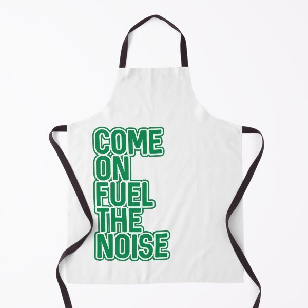 Item preview, COME ON FUEL THE NOISE, Glasgow Celtic Football Club Green and White Layered Text Design designed and sold by MacPean.