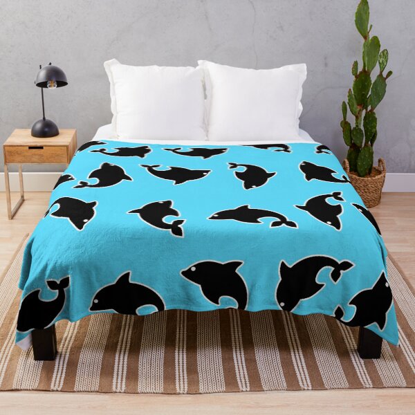 Item preview,  Orcas In Action Blue designed and sold by ArashiiGames.