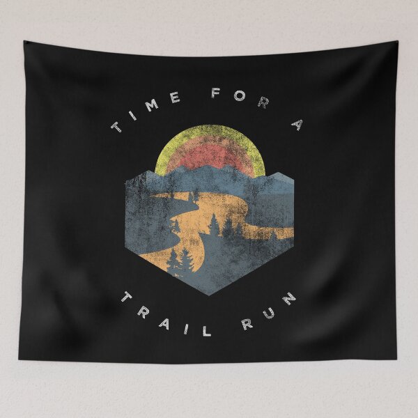 Item preview, Time For a Trail Run Running Marathon and Hiking designed and sold by BOBSMITHHHHH.