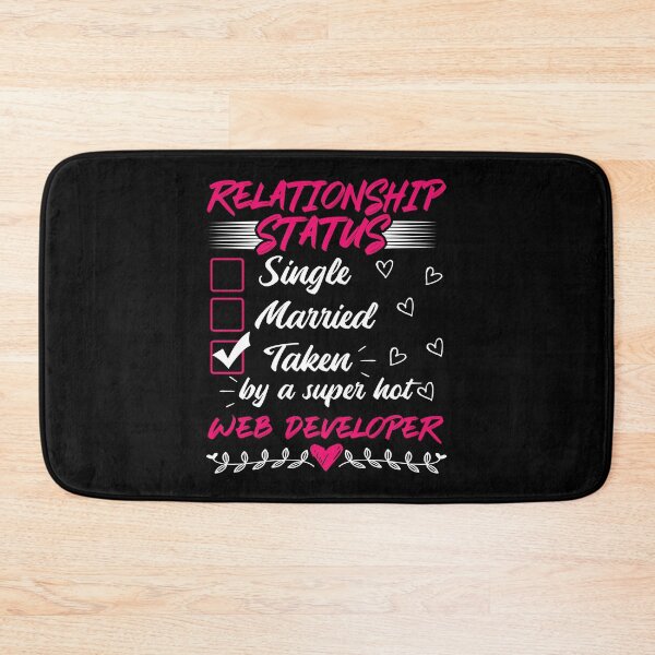 Item preview, Funny His and Her Gifts Web Developer Relationship Status designed and sold by haselshirt.