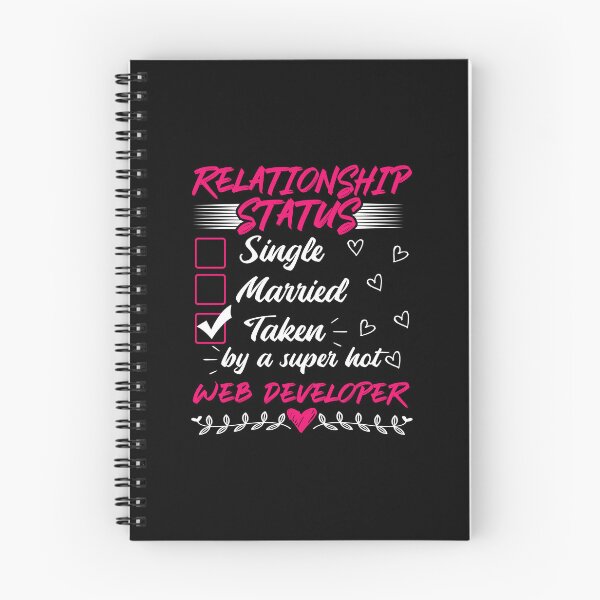 Item preview, Funny His and Her Gifts Web Developer Relationship Status designed and sold by haselshirt.