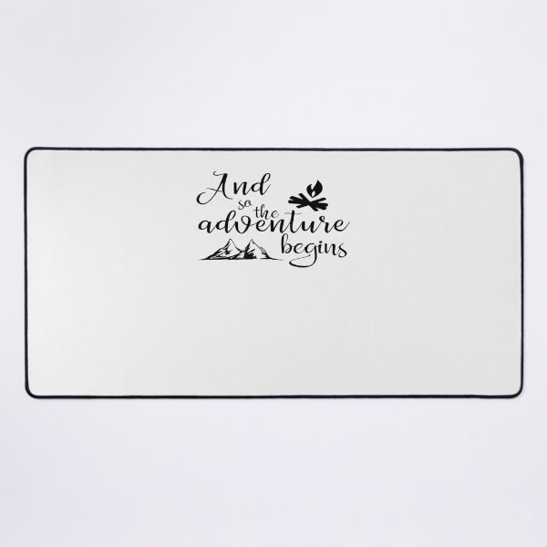 Item preview, Adventure Begins Slim Fit T-Shirt Essential designed and sold by SusanneGerber.