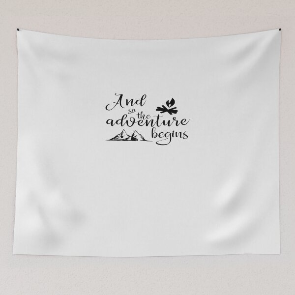 Item preview, Adventure Begins Slim Fit T-Shirt Essential  designed and sold by SusanneGerber.