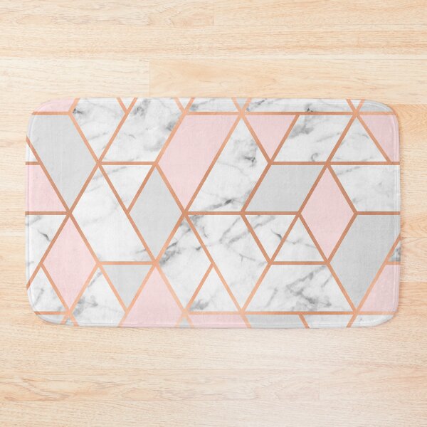 Item preview, Rose Gold, Pink, Grey & Marble Geo Lines designed and sold by Blue-Banana.