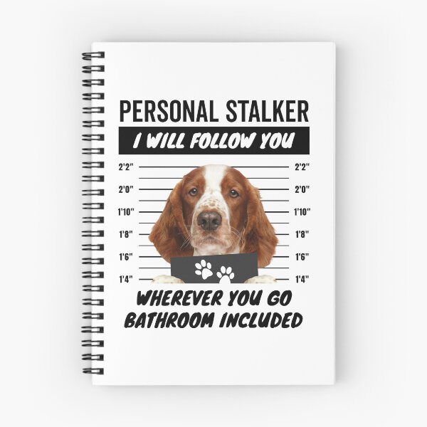 Item preview, Personal Stalker Dog – Welsh Springer Spaniel designed and sold by More Cute Dogs.