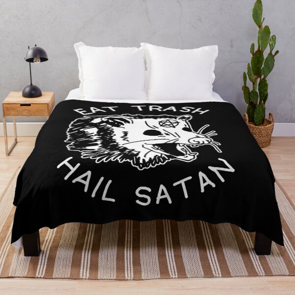 Item preview, EAT Trash Hail Satan Possum Camiseta designed and sold by BoelOlofsson.
