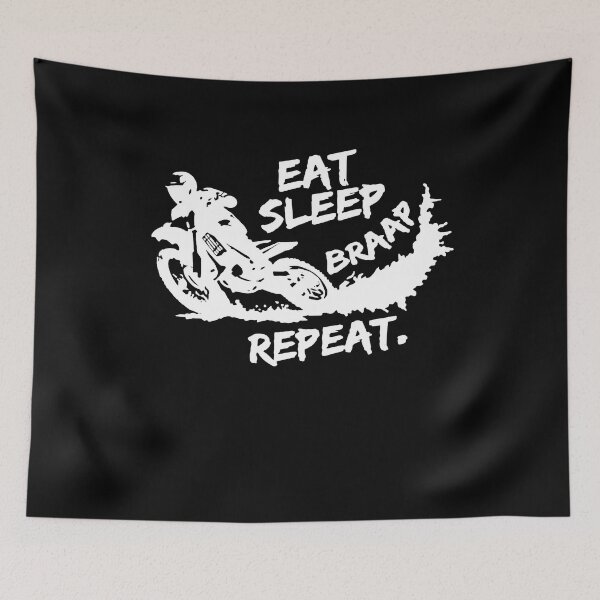 Item preview, Eat-Sleep-Braap-Repeat-Motocross-Dirt-Bike-Camisas designed and sold by BoelOlofsson.