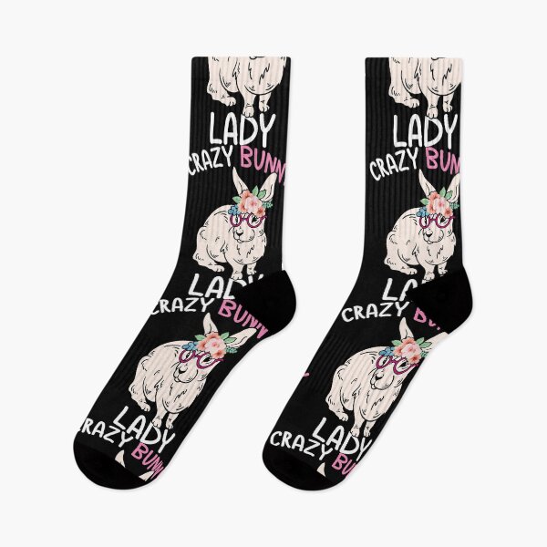 Item preview, Women Cute Easter Day Animal Lover Crazy Bunny Lady designed and sold by haselshirt.