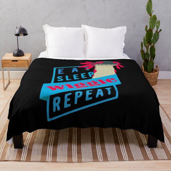Item preview, Eat-Sleep-Wiggle-Repeat-T-Shirt-_-Monster-Hunter-World-_-Video-Games-_-MH-_-Wiggle-Me-This designed and sold by BoelOlofsson.