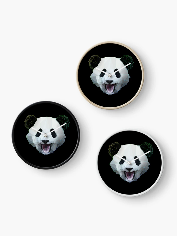 Thumbnail 3 of 4, Clock, Panda designed and sold by Sevin Yoga Nurcahyono.
