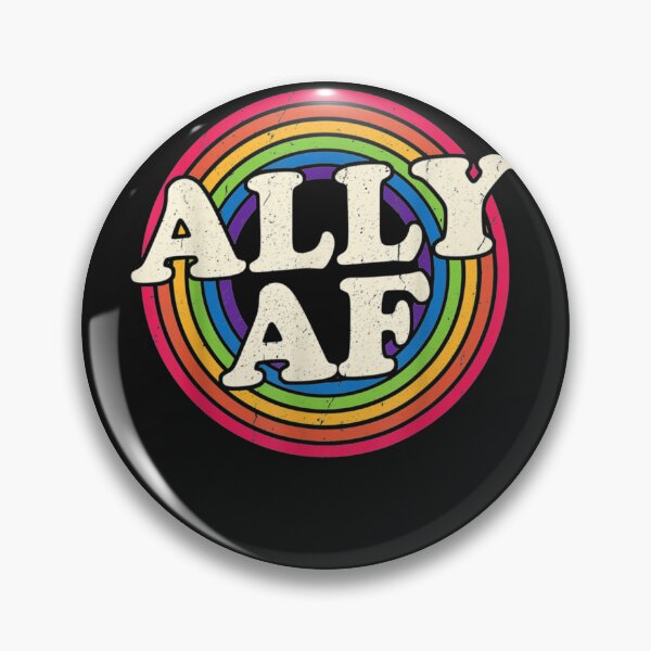 Artikelvorschau, Ally AF - Gay Pride Month Shirt - LGBT Rainbow Essential entworfen und verkauft von SusanneGerber.