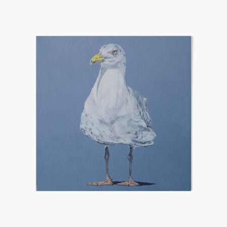 Vista previa del artículo con la obra «Esta es mi amiga gaviota. Arte de pintura de gaviotas del galardonado artista británico Sam Fenner», diseñado y vendido por SamFennerArt.
