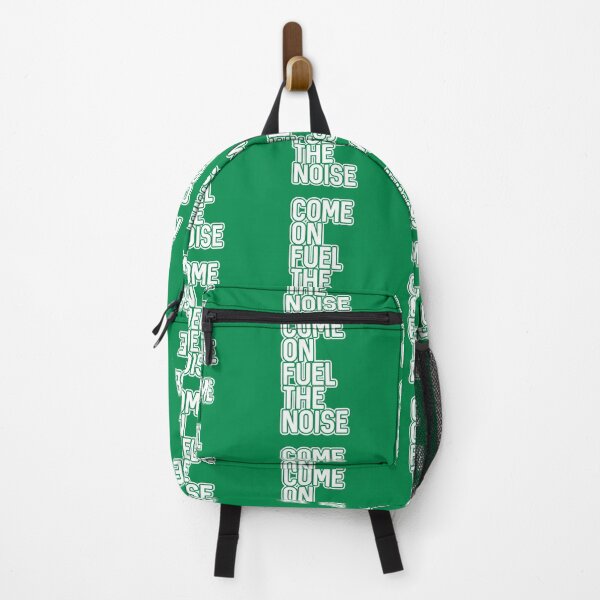 Item preview, COME ON FUEL THE NOISE, Glasgow Celtic Football Club White and Green Layered Text Design designed and sold by MacPean.