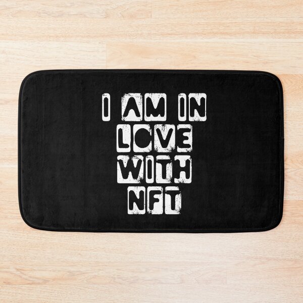 Item preview, i am in love with nft white designed and sold by frankuffmann.