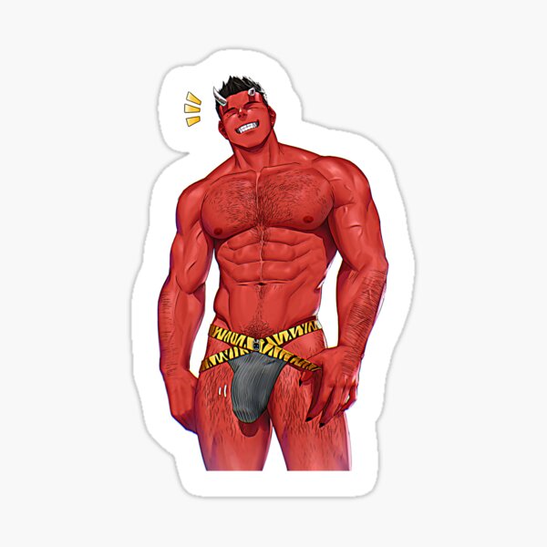 BARA DEMON JOCK STRAP Sticker