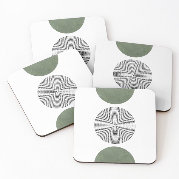 Artikelvorschau, Abstract Modern Art with Sage Green Aesthetics entworfen und verkauft von meggydesigns.