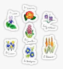 A Catalogue of Flowers Sticker
