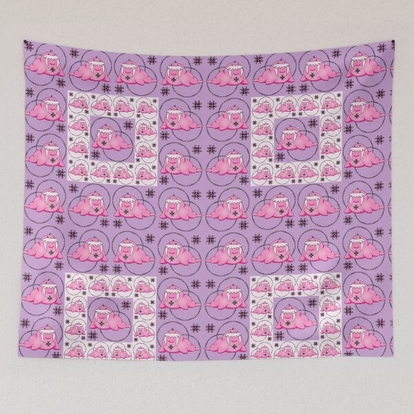 Item preview, The Pink Happy Walrus in Seamless Pattern designed and sold by MyMemoriesArts.