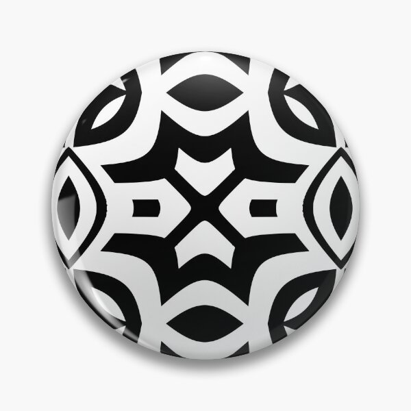 Item preview, WHITE OVER BLACK ABSTRACT SYMETRIC TRIBAL ASTRAL FACE ART 2. designed and sold by Ralek.