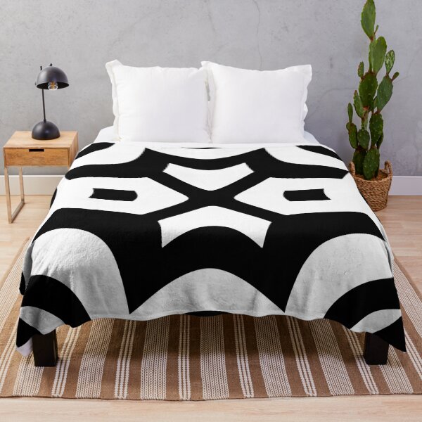 Item preview, WHITE OVER BLACK ABSTRACT SYMETRIC TRIBAL ASTRAL FACE ART 2. designed and sold by Ralek.