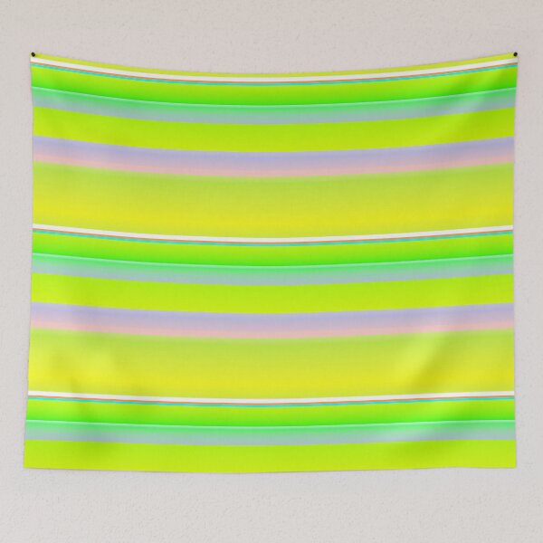 Item preview, Multicolored green horizontal striped designed and sold by lausn.
