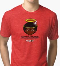 SENATE happy black jesus Tri-blend T-Shirt