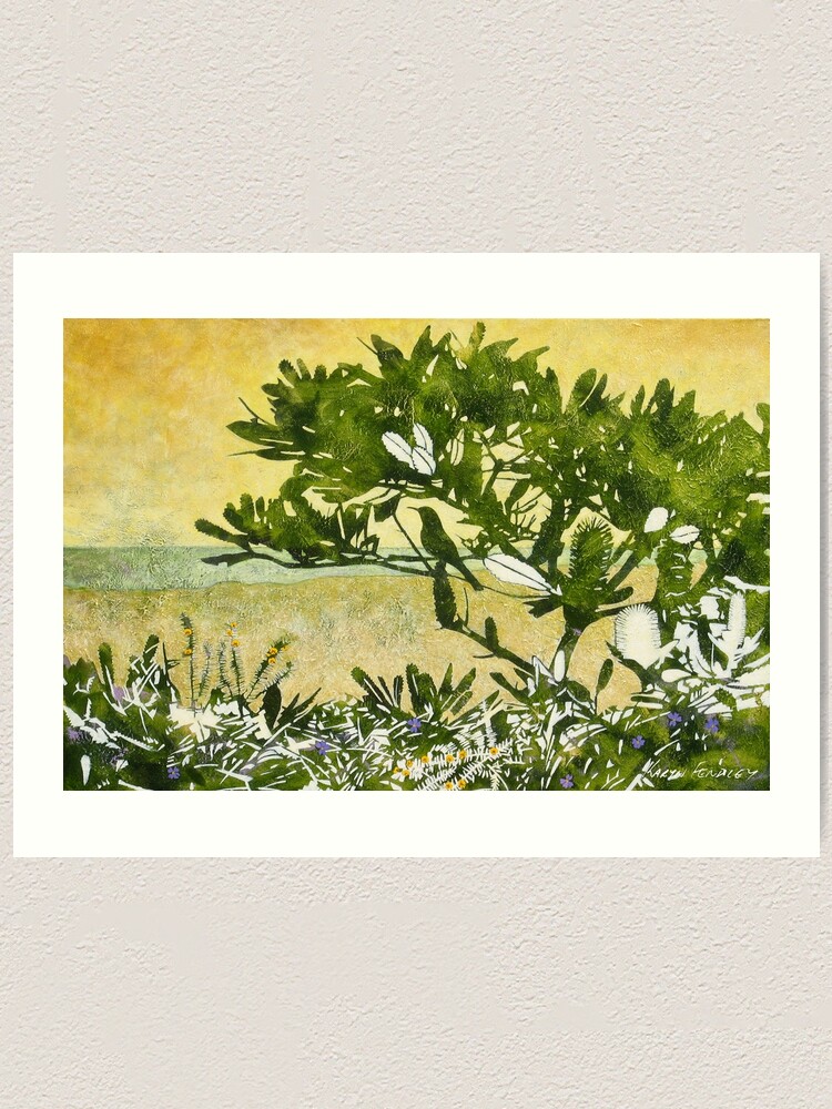 Alternate view of Fern-leafed Banksia Art Print