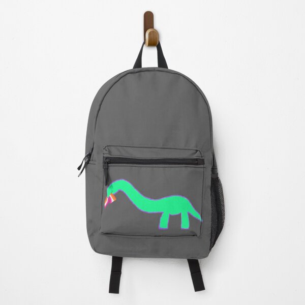 Item preview, Lesbian Longneck dinosaur with pride flag designed and sold by system51.