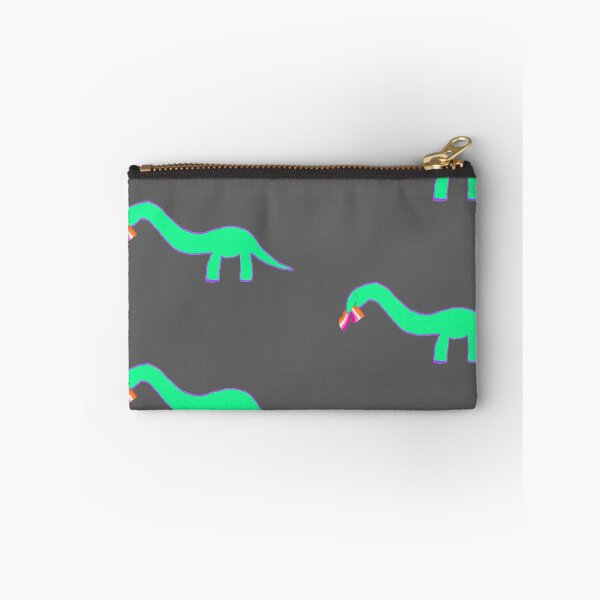 Item preview, Lesbian Longneck dinosaur with pride flag designed and sold by system51.