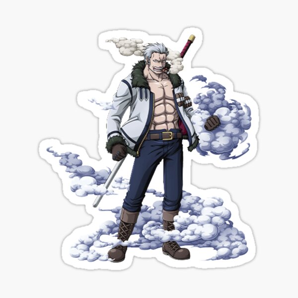 Captain Smoker One Piece Sticker For Sale By Abuvodena Redbubble
