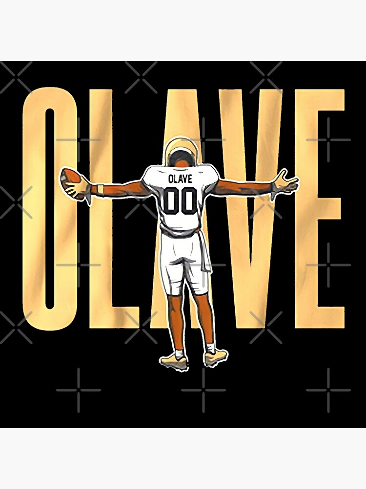 Chris Olave Football Paper Poster Saints 2 - Chris Olave - Magnet