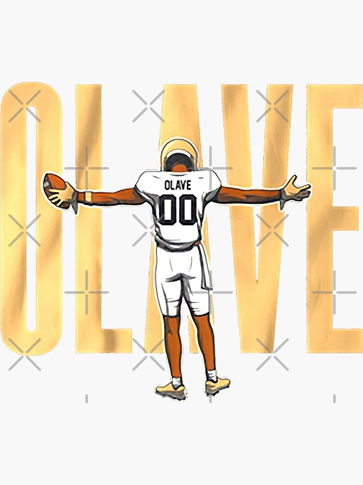 Chris Olave Poster New Orleans Saints Football Illustrated Art Print