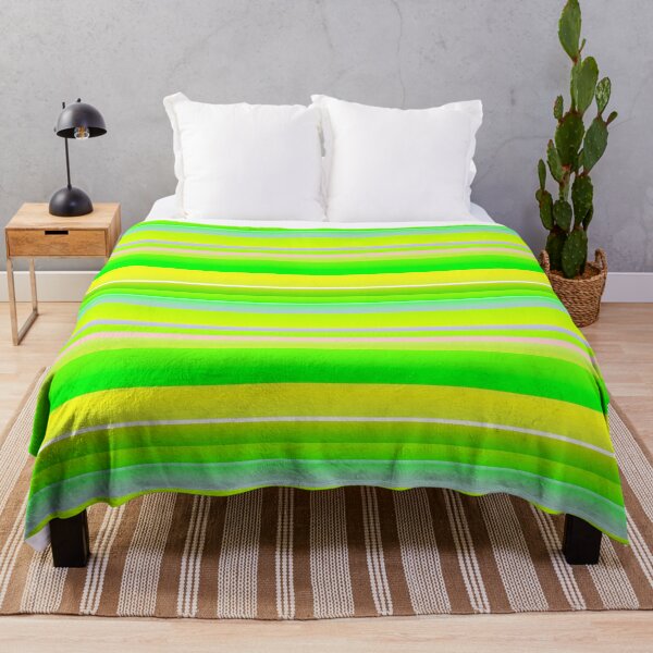 Item preview, Green color tones horizontal stripes designed and sold by lausn.