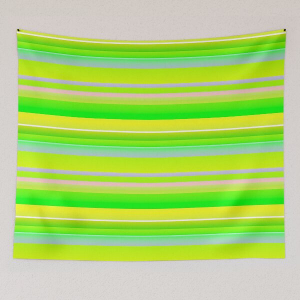 Item preview, Green color tones horizontal stripes designed and sold by lausn.