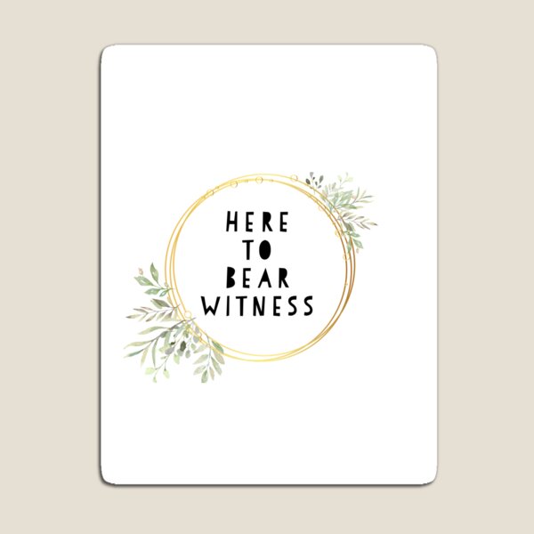 Item preview, Bear witness wreath designed and sold by PossumChew.