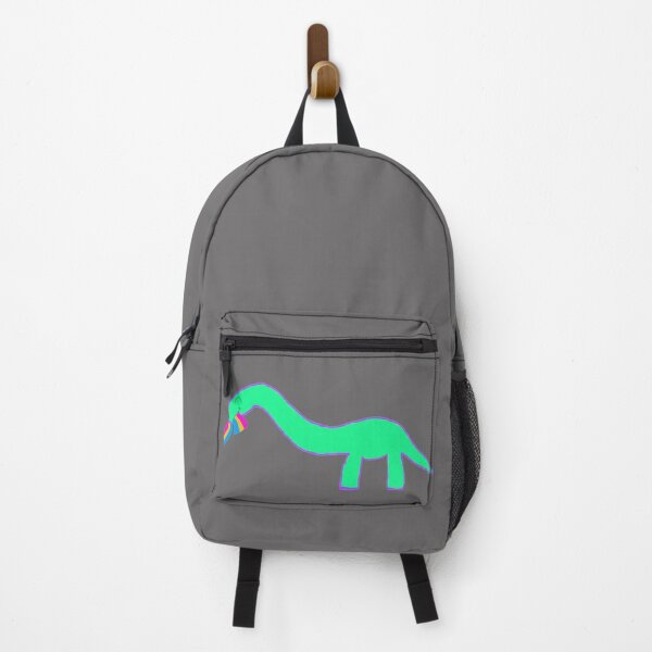 Item preview, Pansexual  Longneck dinosaur with pan pride flag designed and sold by system51.