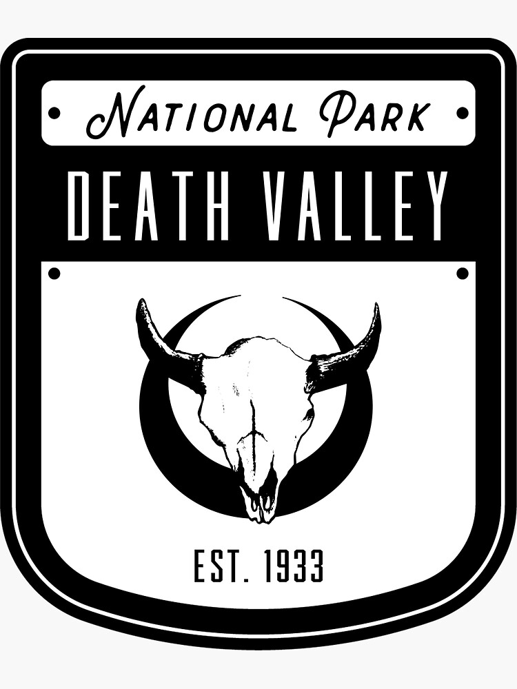 "Death Valley National Park California Badge" Sticker by nationalparks