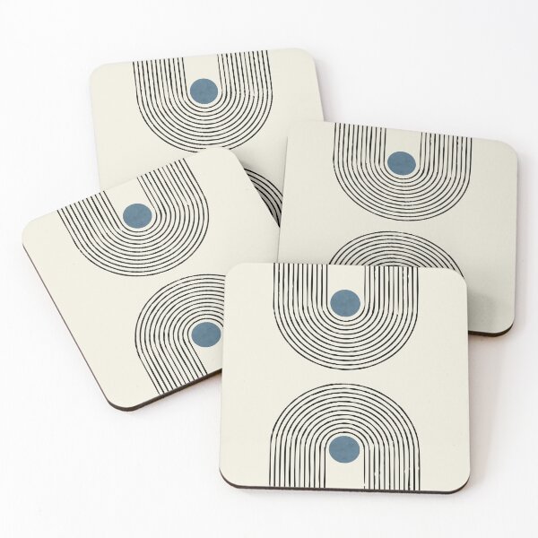 Artikelvorschau, Mid Century Boho Prints with Blue entworfen und verkauft von meggydesigns.